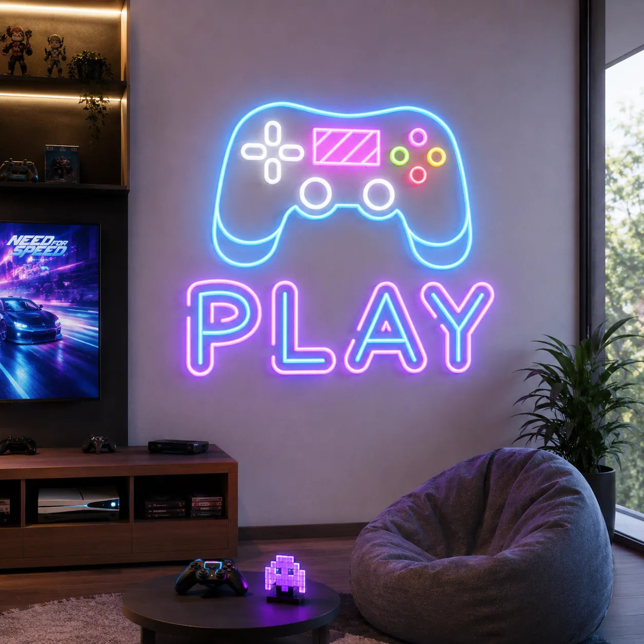Play Game Neon Sign