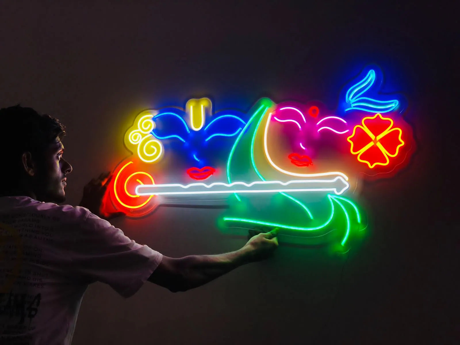 Radha Krishna LED Neon Sign