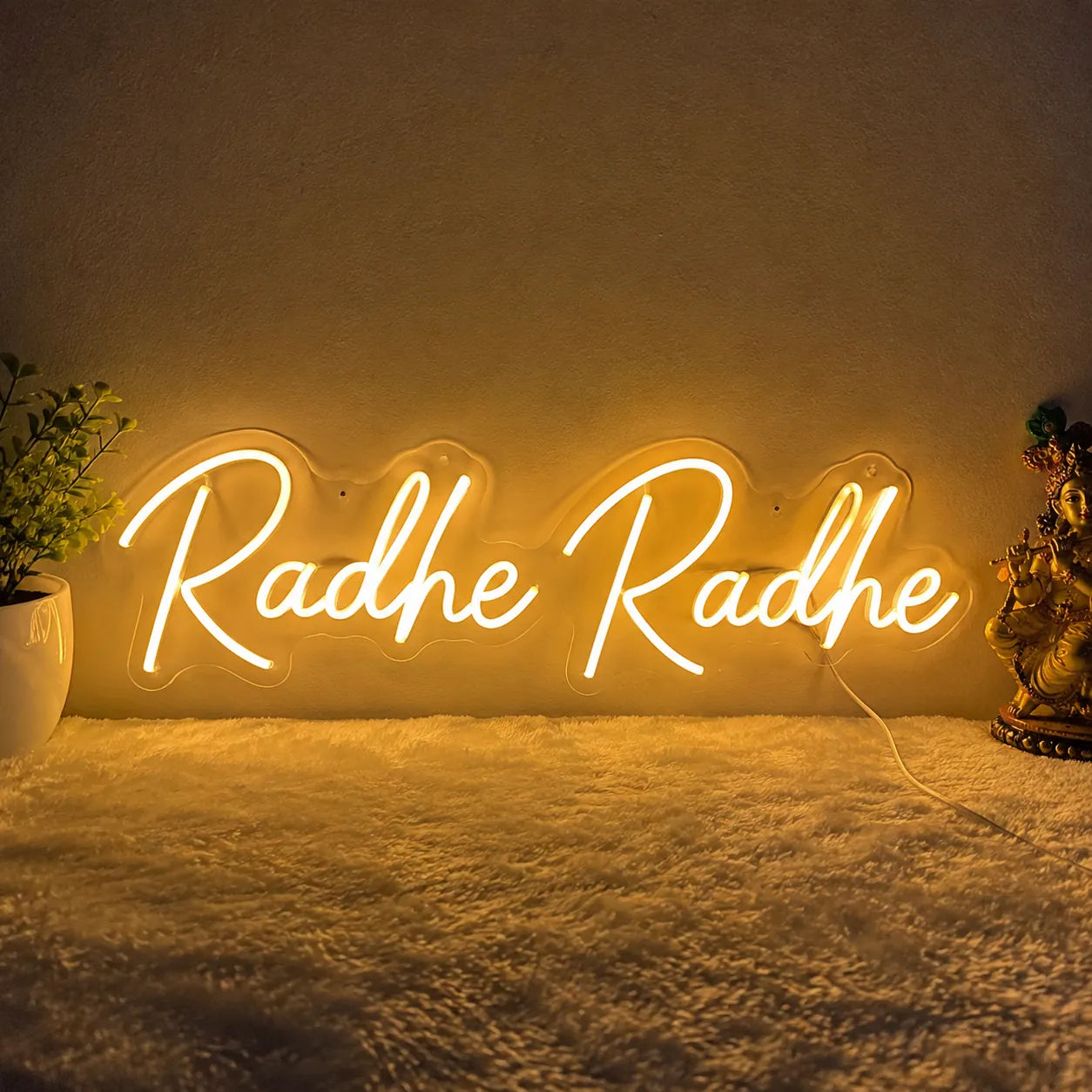 Radhe Radhe LED Neon Sign