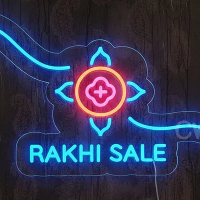 Rakhi Sale Neon Sign