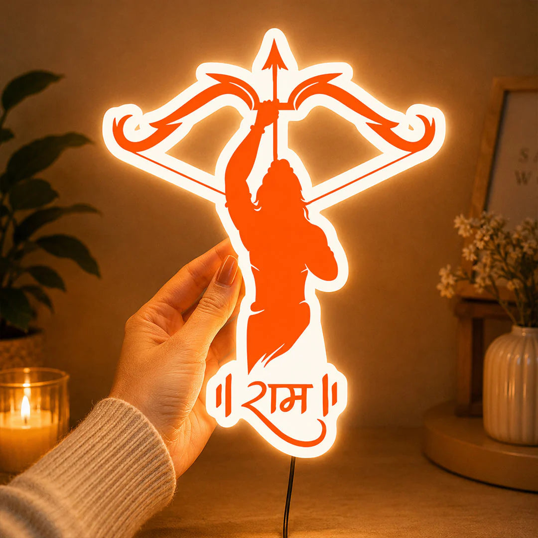 Ram Ji Acrylic LED Wall Decor Neon Sign