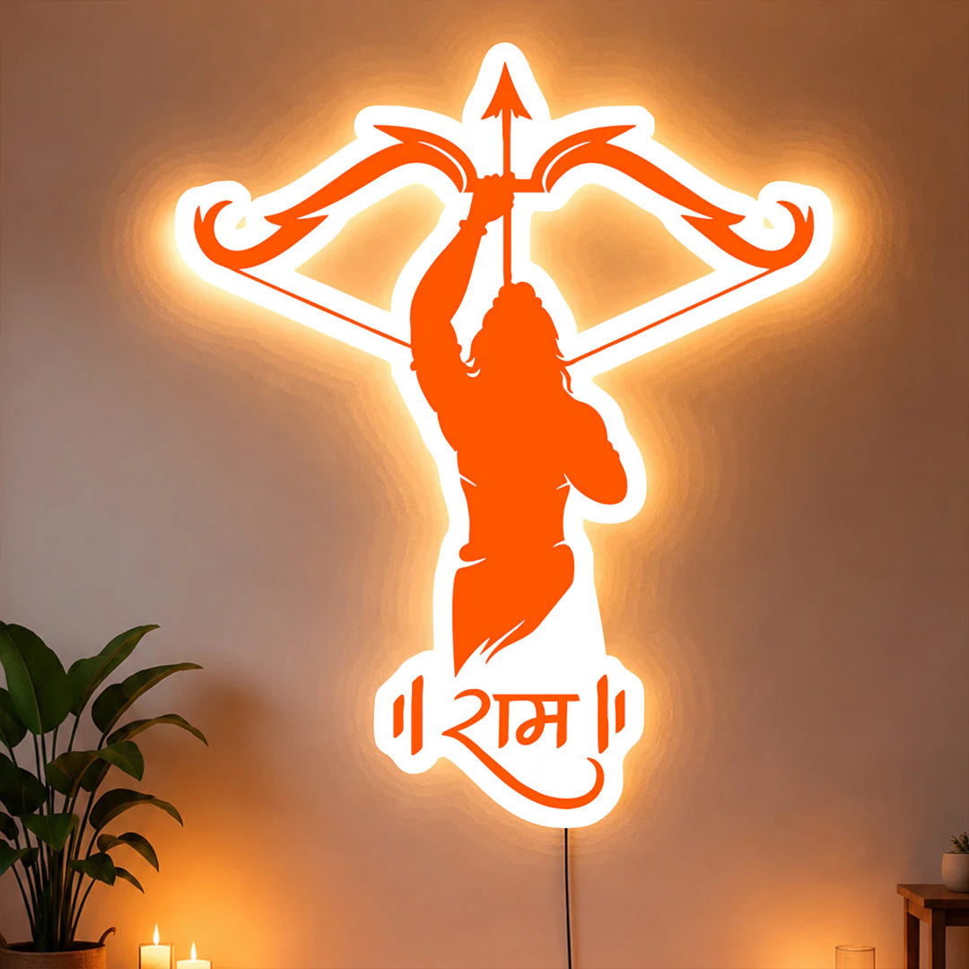 Ram Ji Acrylic LED Wall Decor Neon Sign