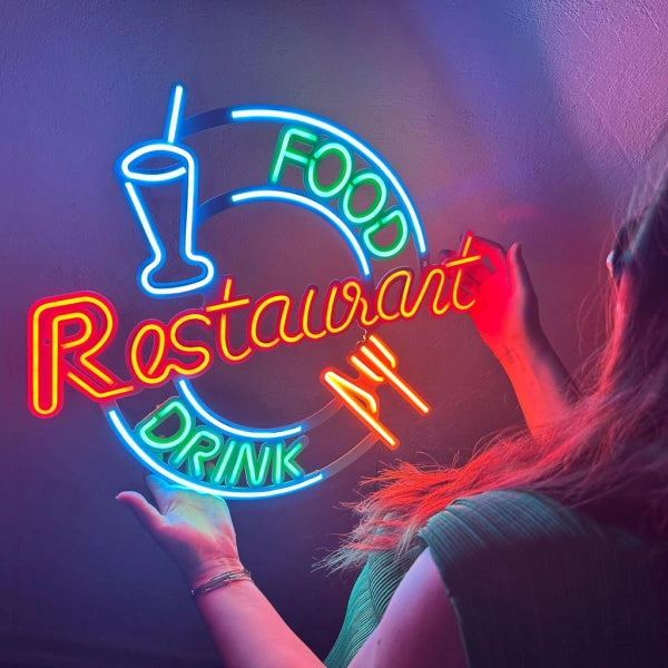 Restaurant Food Drink LED Neon Sign