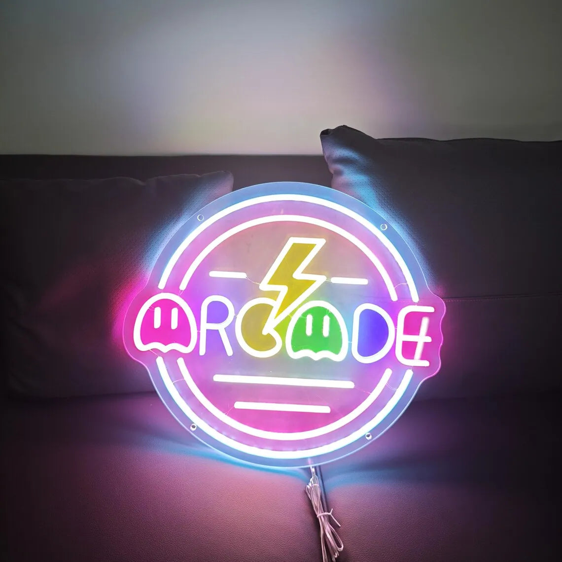 Retro Arcade Game Neon Sign