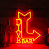 Retro Dive Bar Neon Sign
