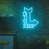 Retro Dive Bar Neon Sign
