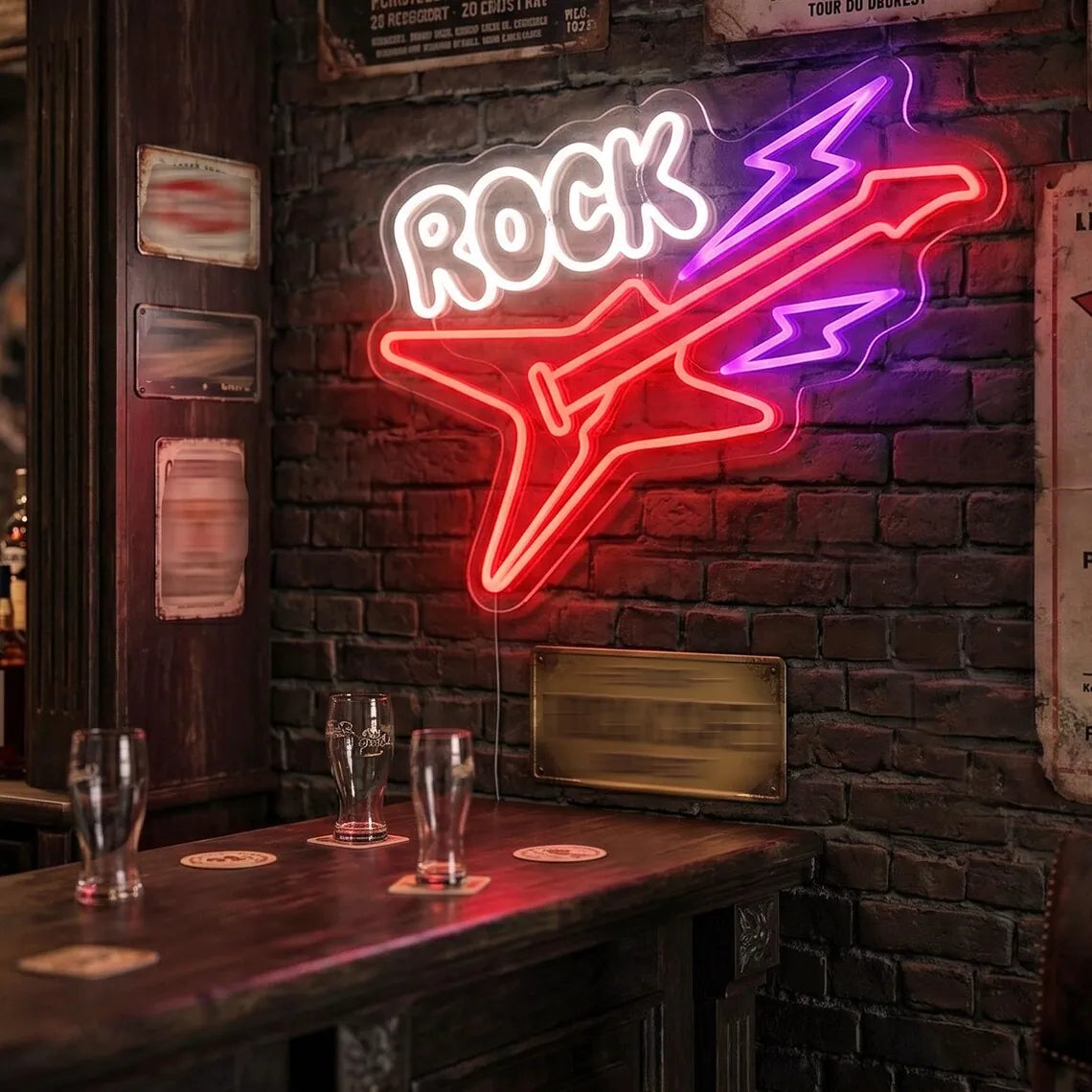 Rock Bar Neon Sign