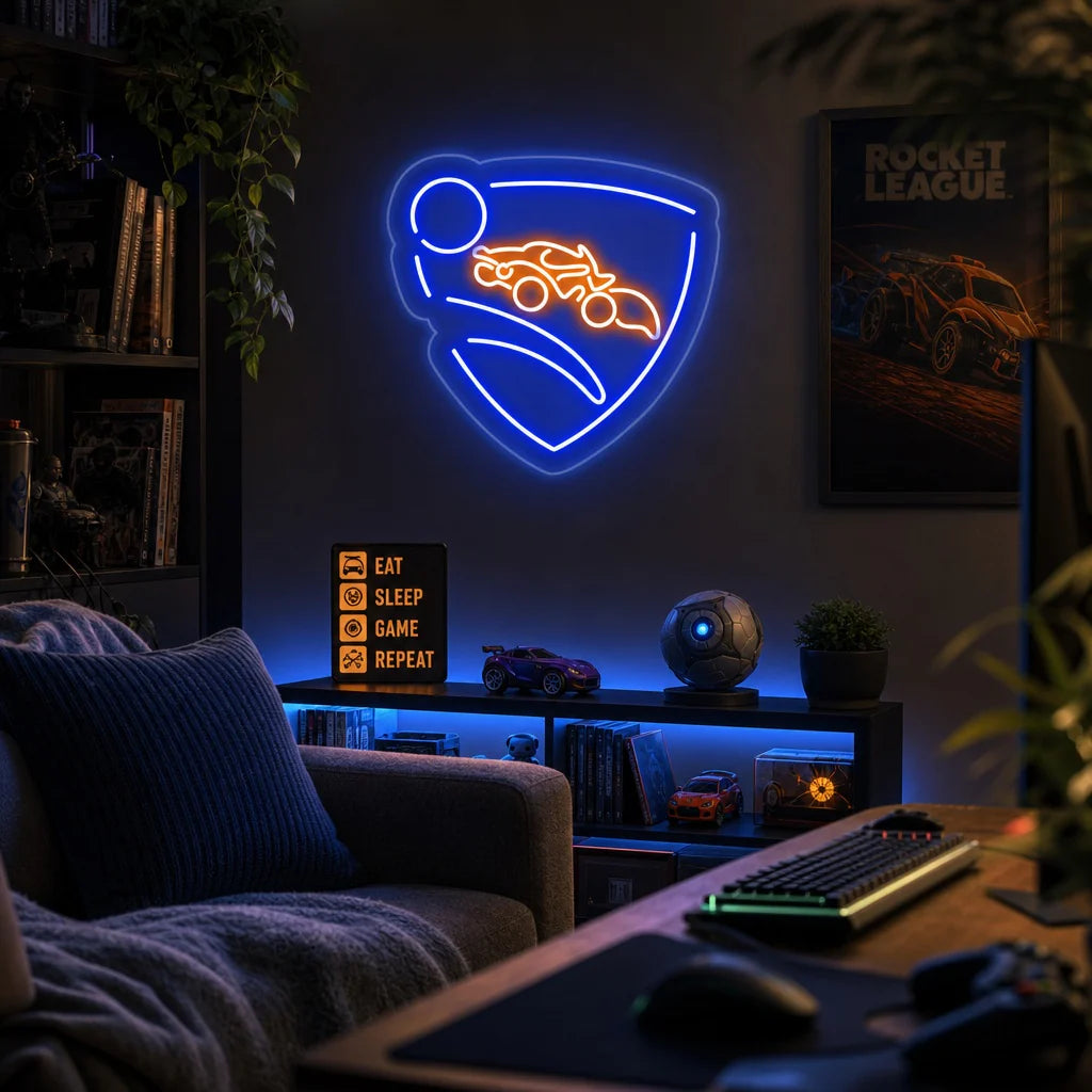 Rocket League Neon Sign