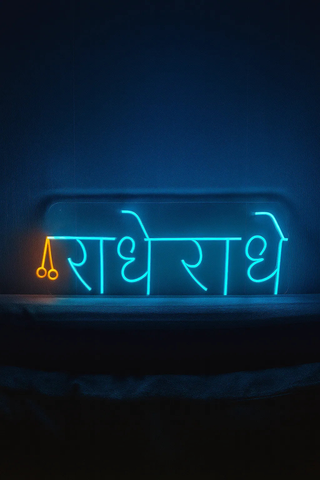 Radha Krishna Neon Light for Spiritual Spaces