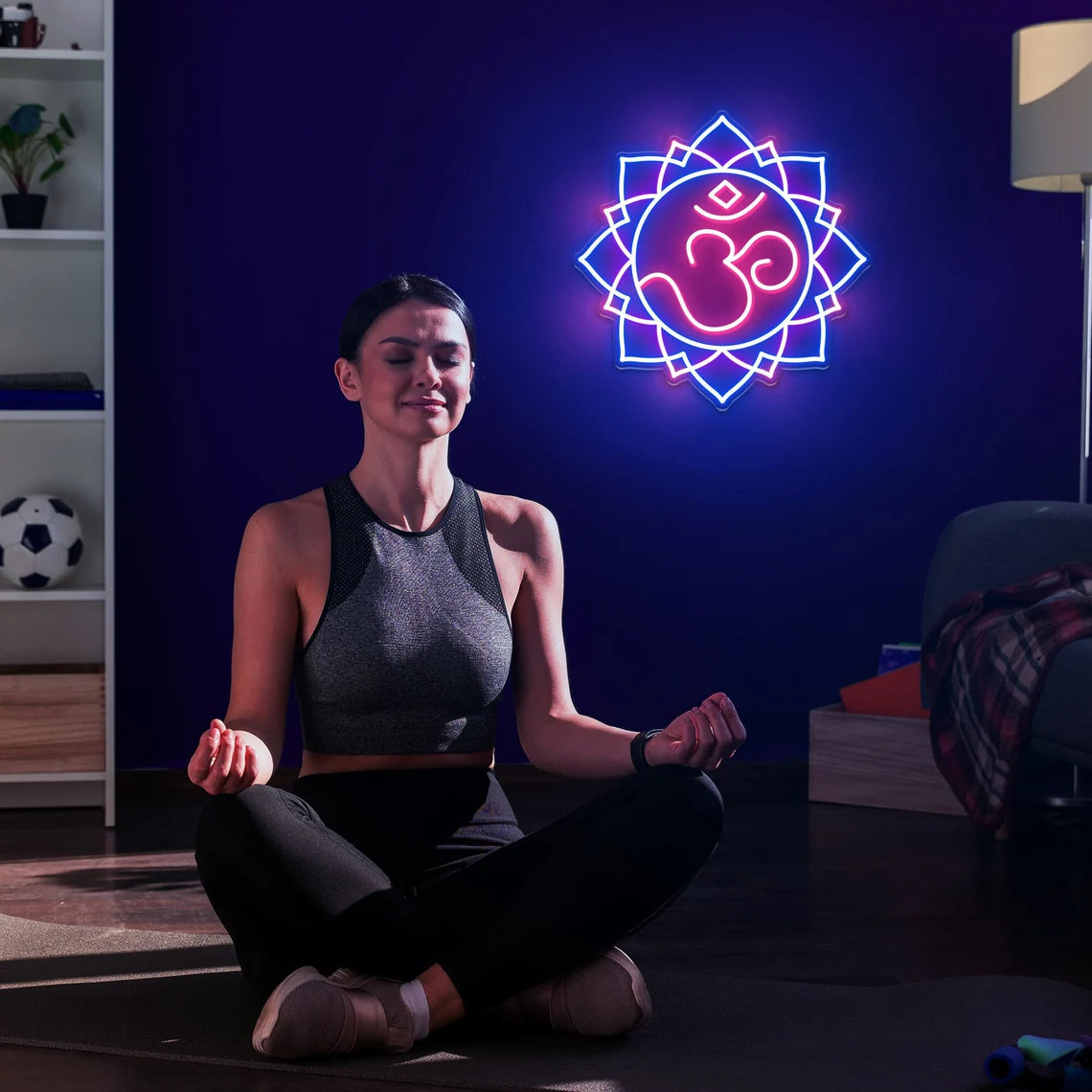 Om Symbol LED Neon Sign for Meditation Room