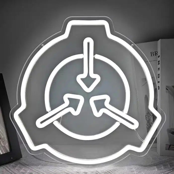 SCP Foundation Logo Neon Sign LED Light