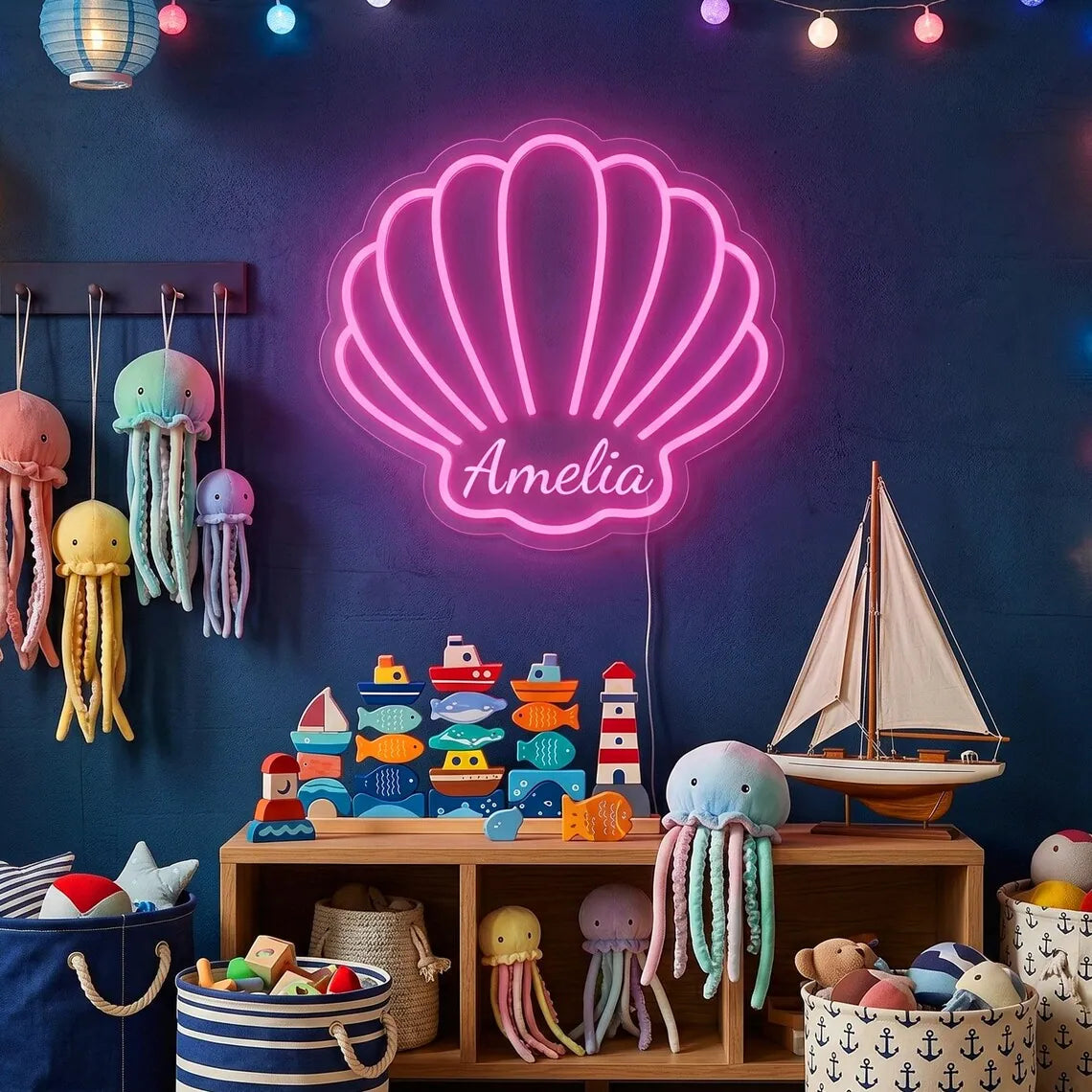 Seashell Neon Sign