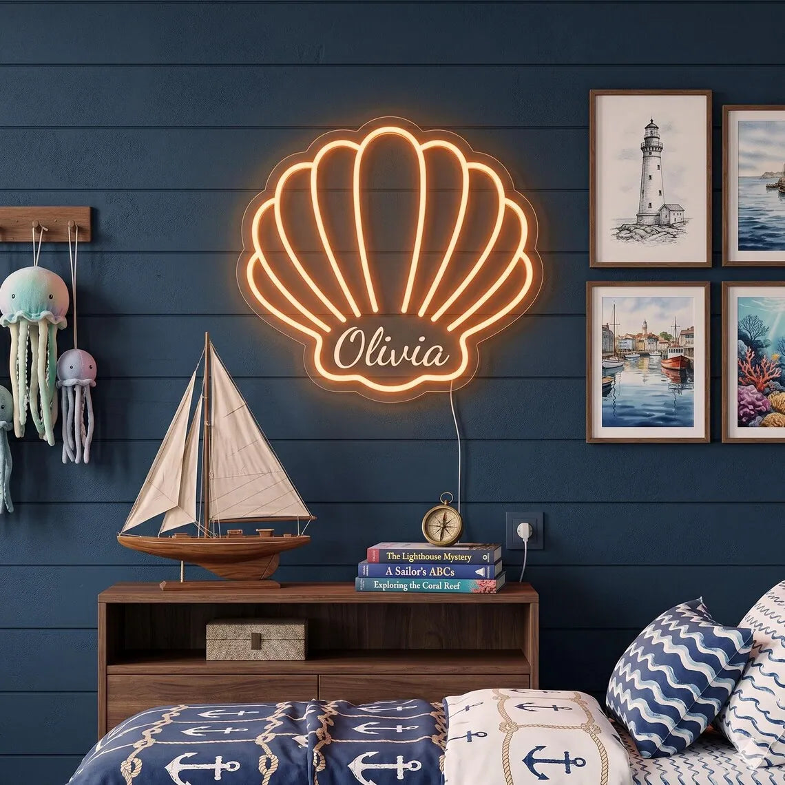 Seashell Neon Sign