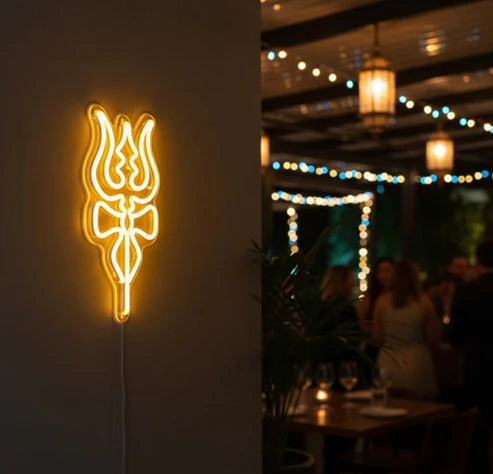 Shivji Trisul Neon Sign