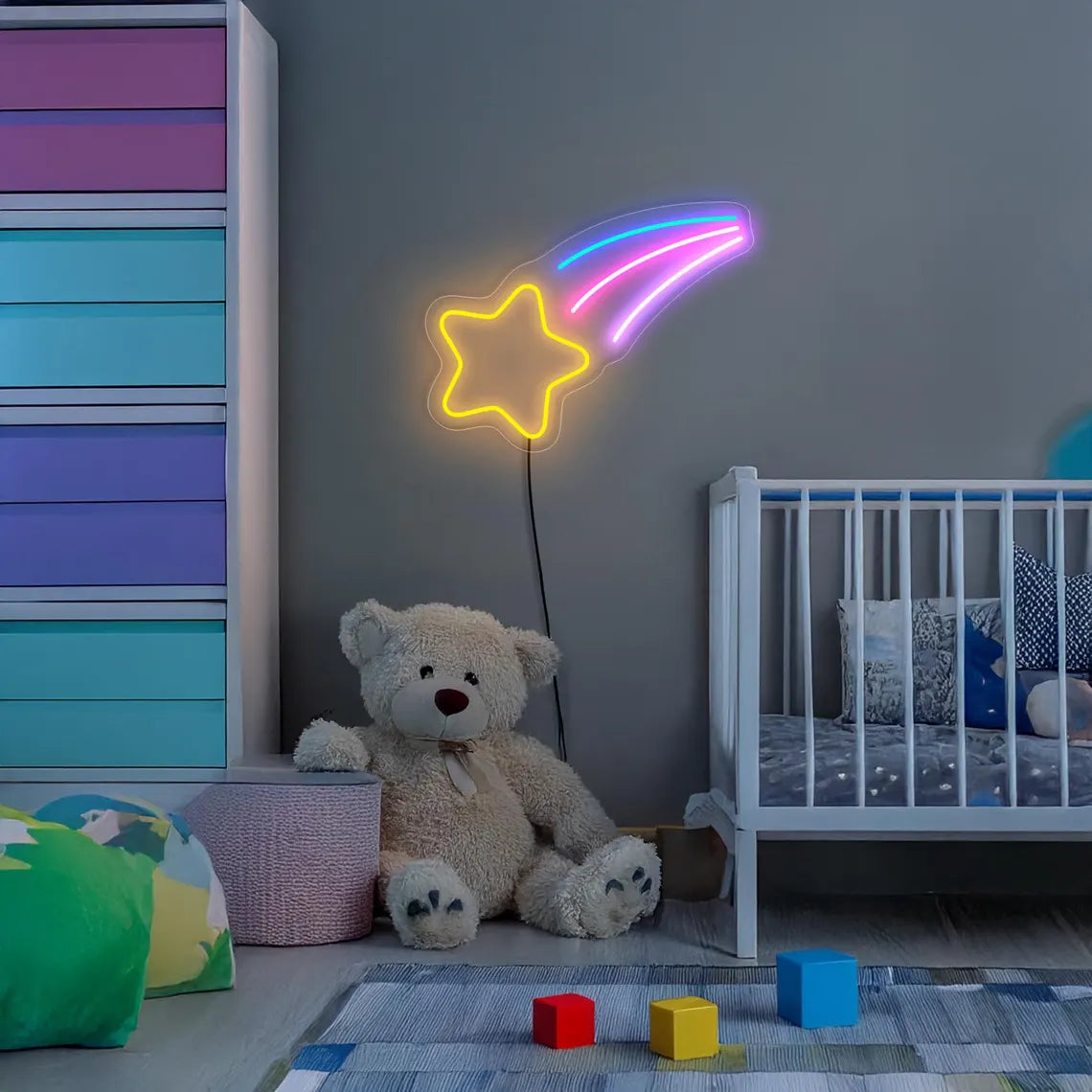 Shooting Star Neon Sign