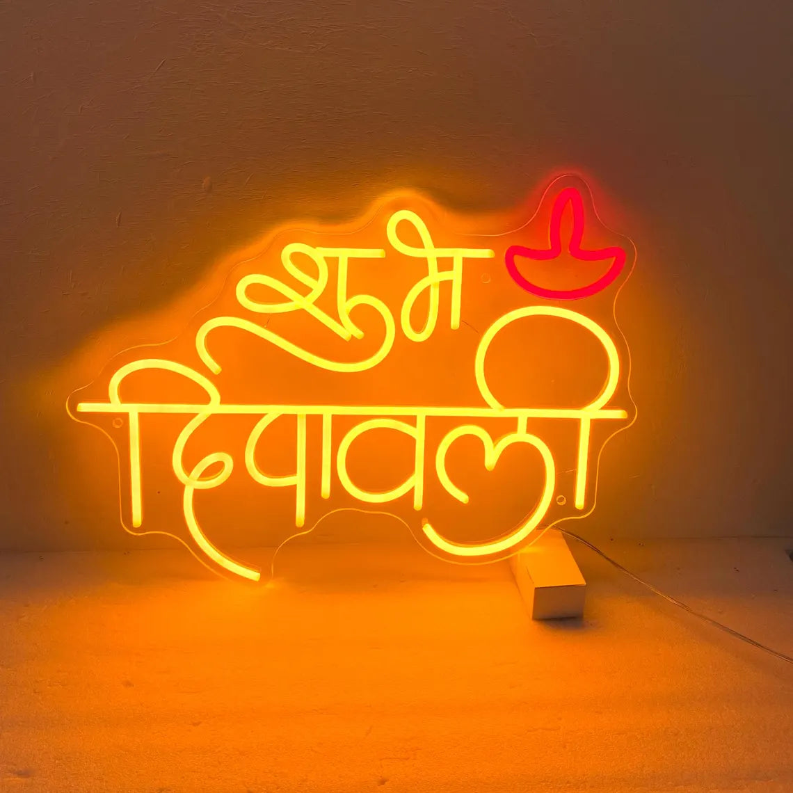 Shubh Dawali Neon LED Sign