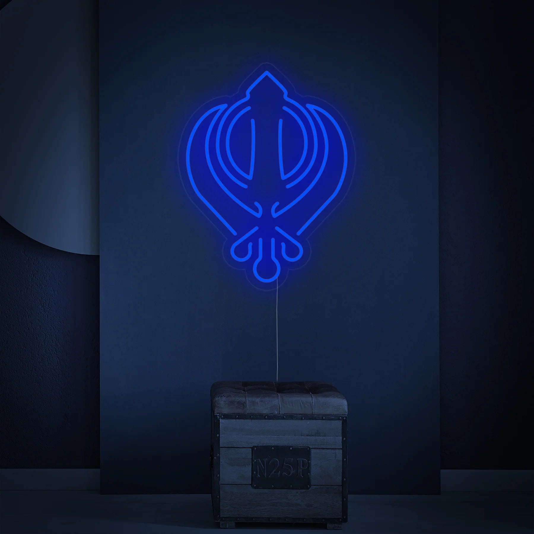 Sikh Religious Symbol Neon Sign