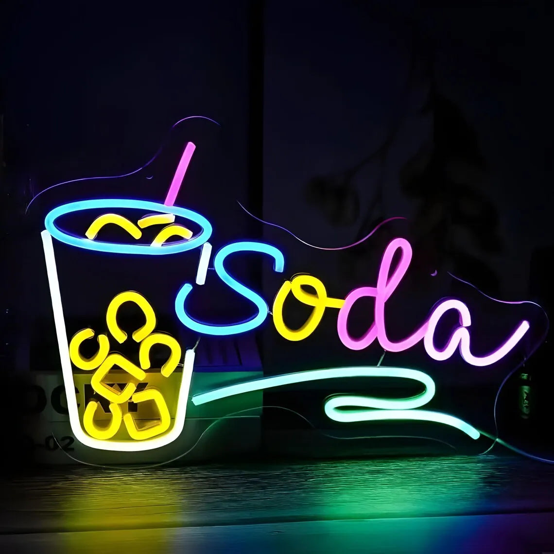 Soda LED Neon Sign