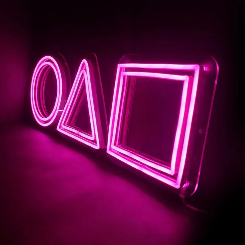 Squid Games Neon Art