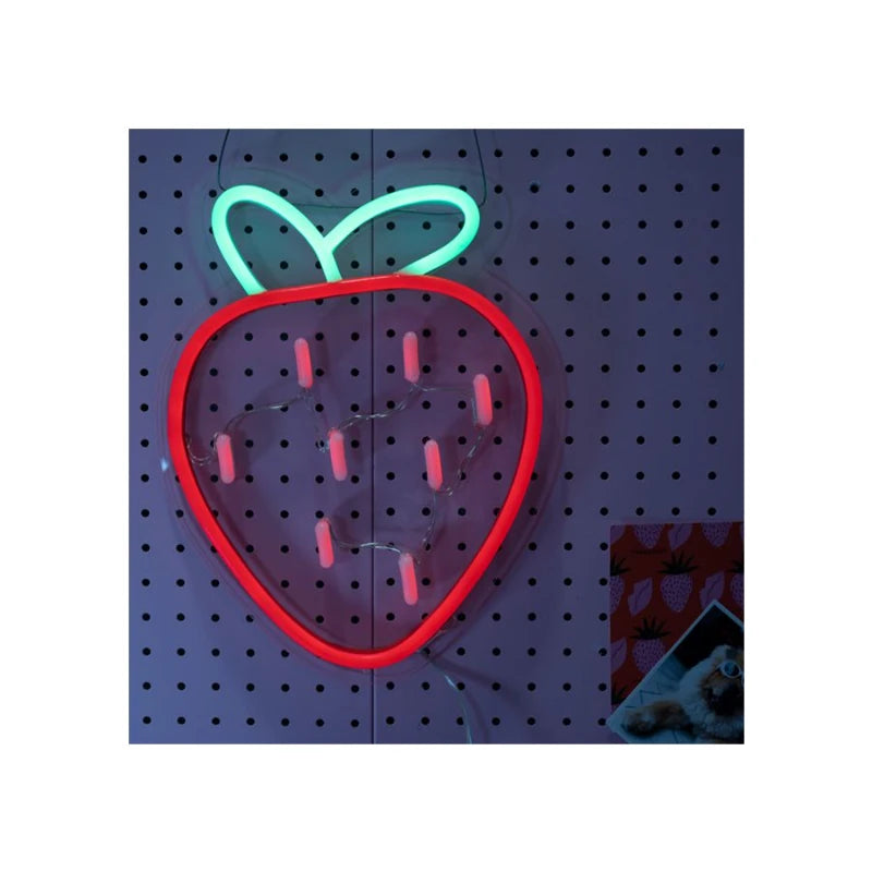 Strawberry LED Neon Sign