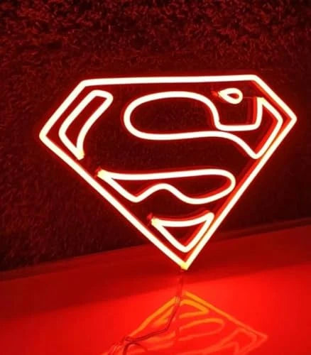 Superman Neon Sign