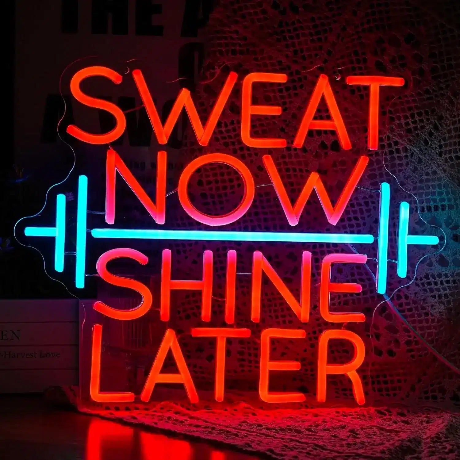 Sweat Now Shine Later Neon Sign LED Light