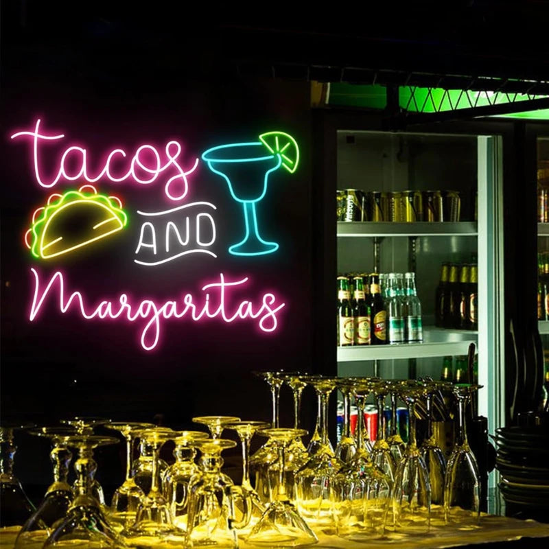 Tacos And Margaritas Neon Sign