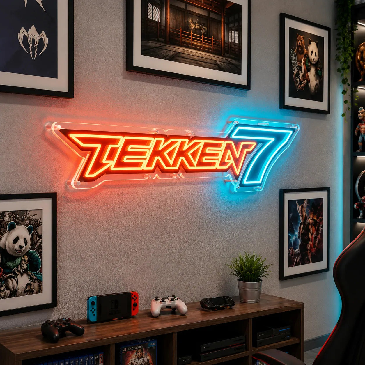 Tekken 7 Game Neon Sign