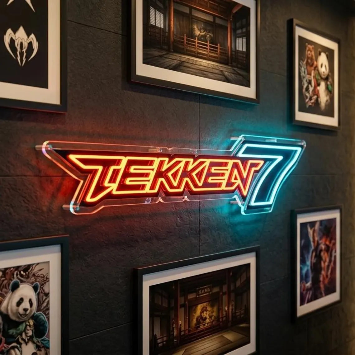 Tekken 7 Game Neon Sign