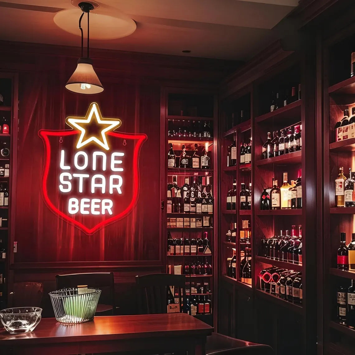 Texas Star Beer Neon Light