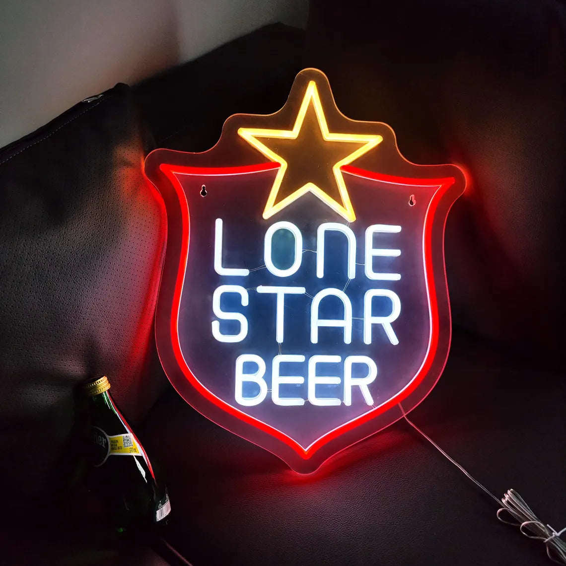 Texas Star Beer Neon Light