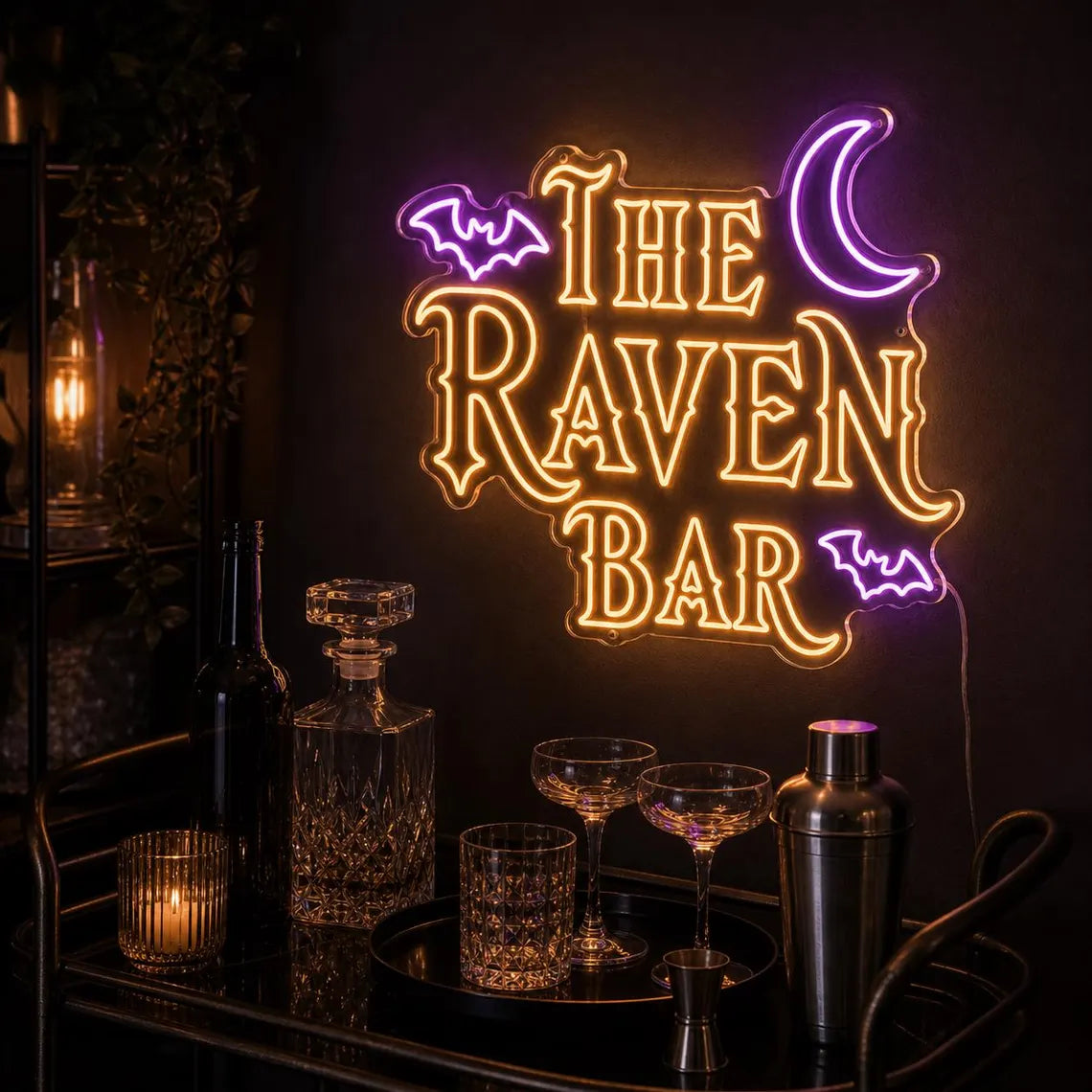The Raven Bar LED Neon Sign