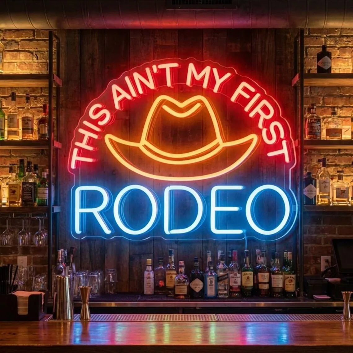 This Ain'T My First Rodeo Neon Sign