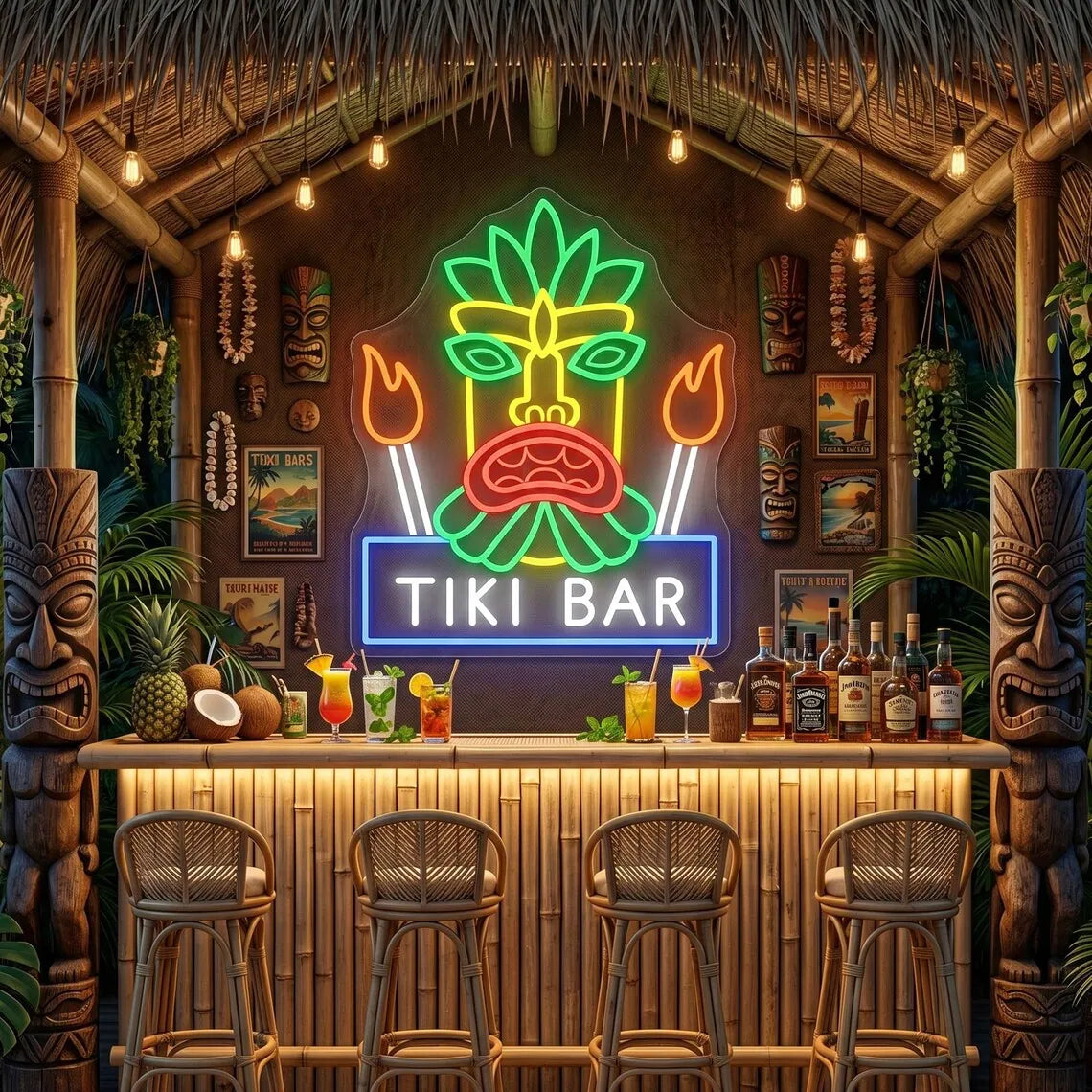 Tiki Bar Neon Sign