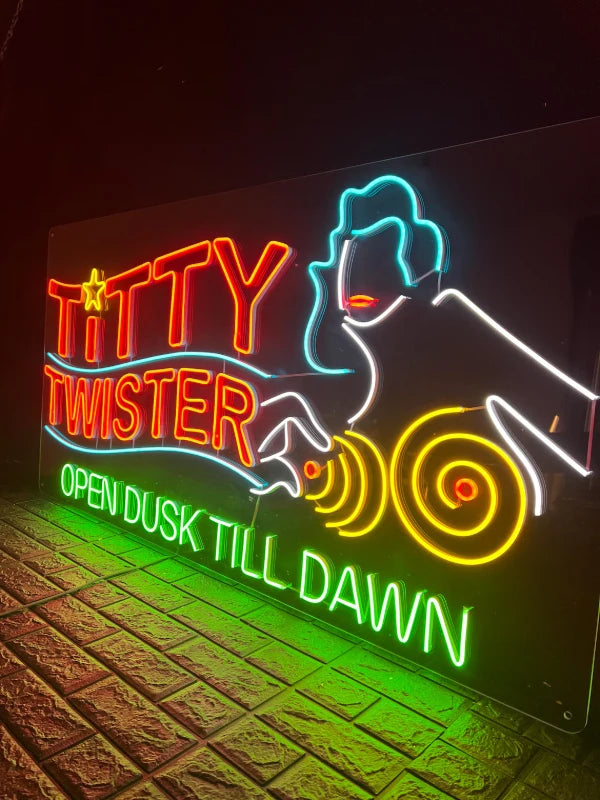 Titty Twister Neon Sign