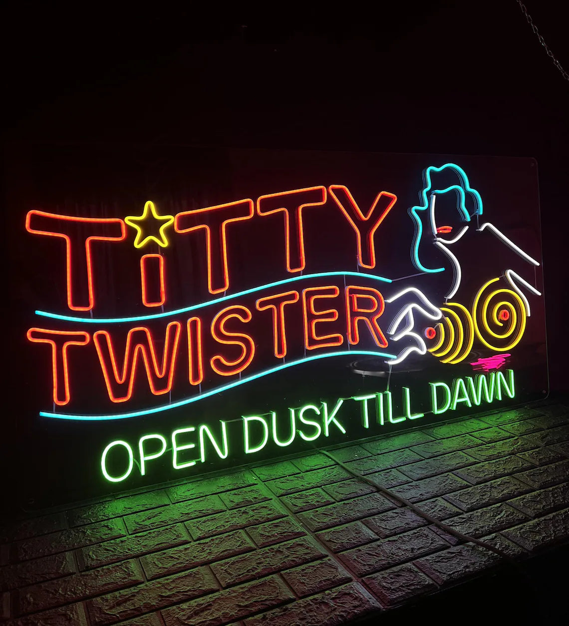 Titty Twister Neon Sign