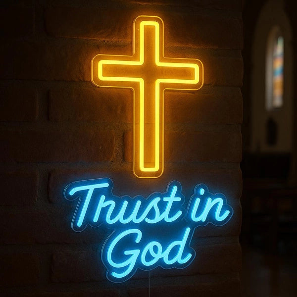 Trust In God LED Neon Sign