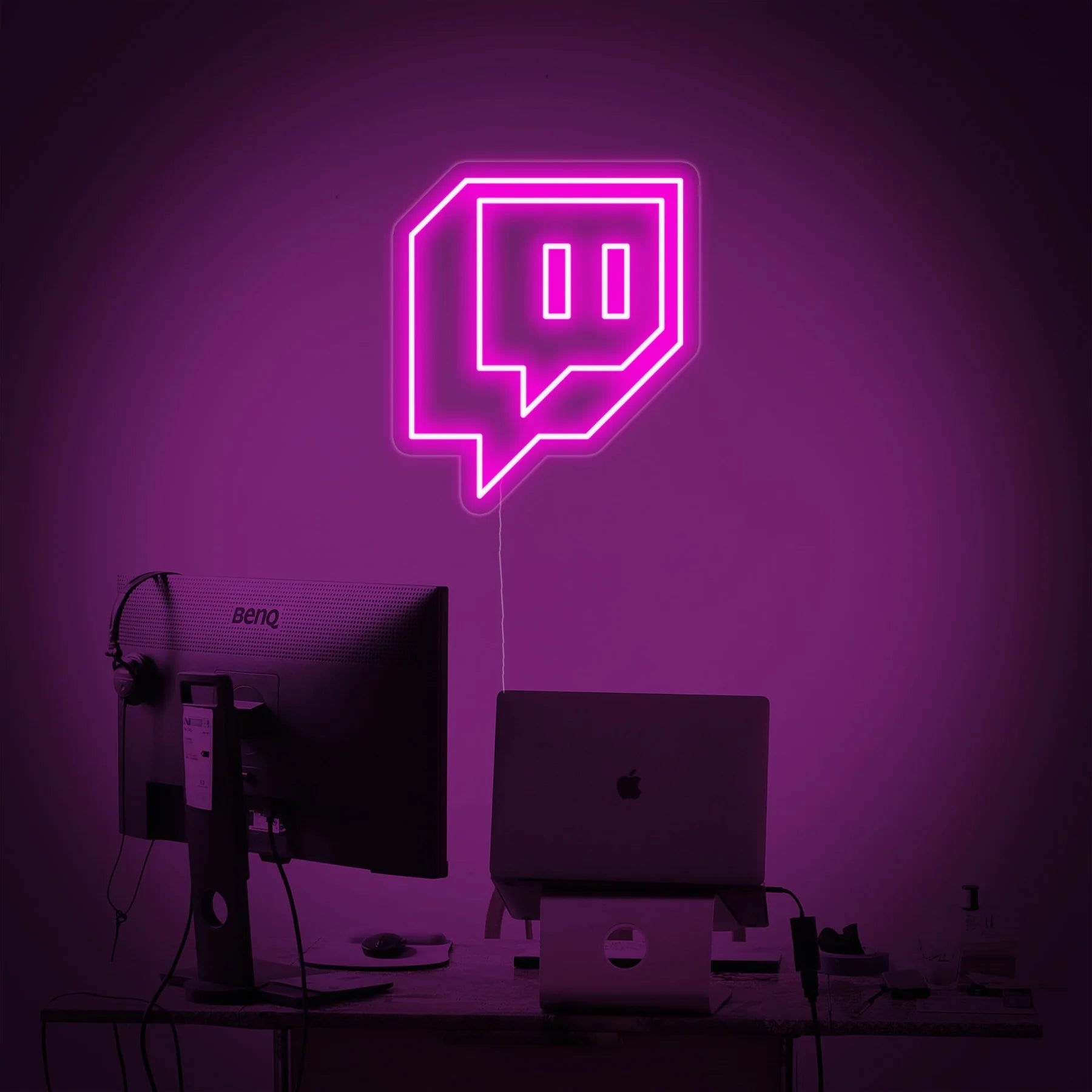 Twitch Gaming Decor Neon Sign