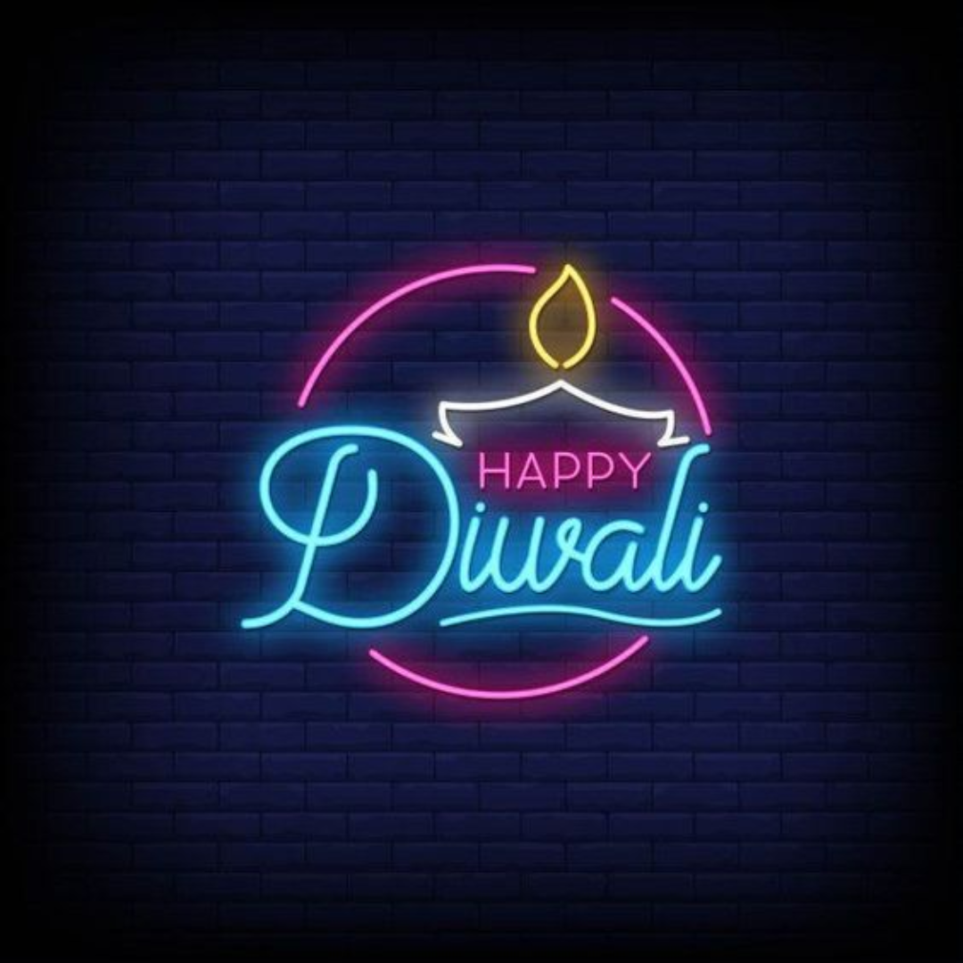 Happy Diwali Neon Sign