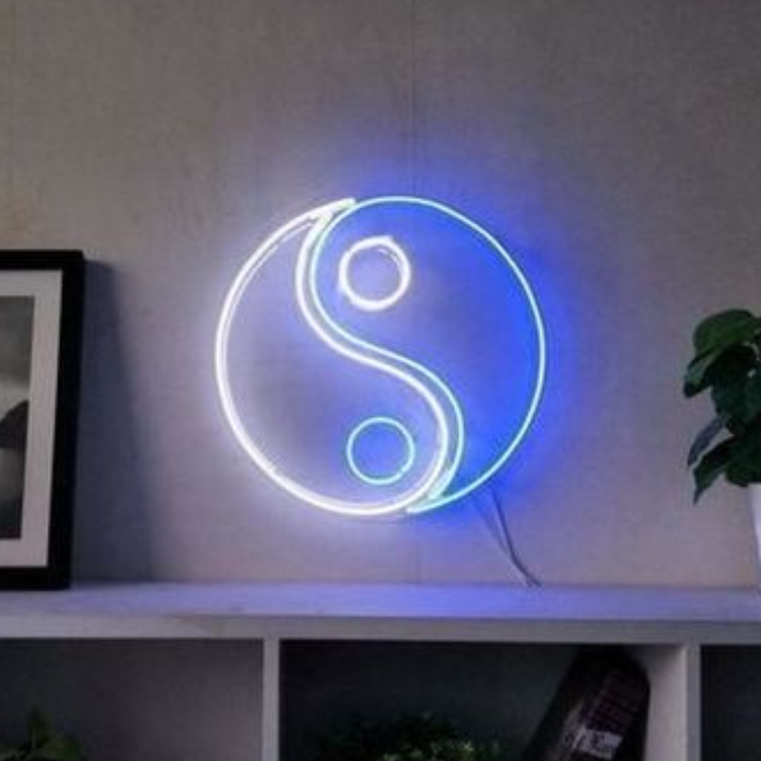 Yin and Yang Neon Sign
