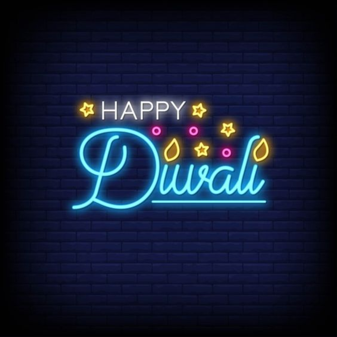 Happy Diwali Neon Sign