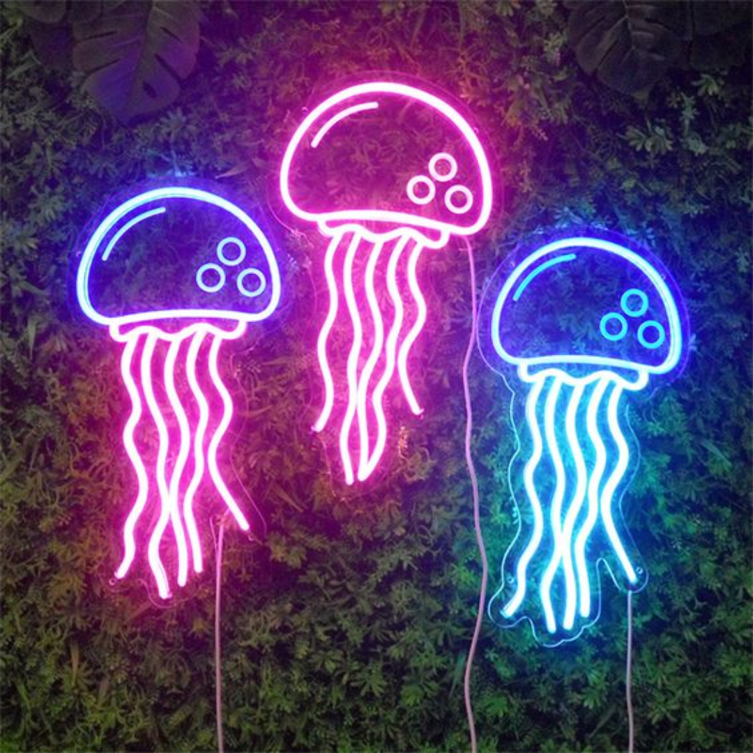 Jelly Fish Neon Sign