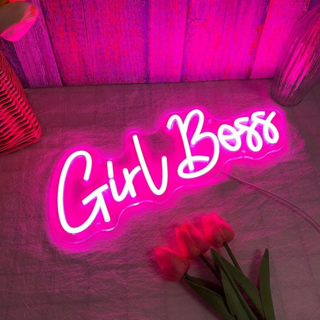 Girl Boss Neon Sign