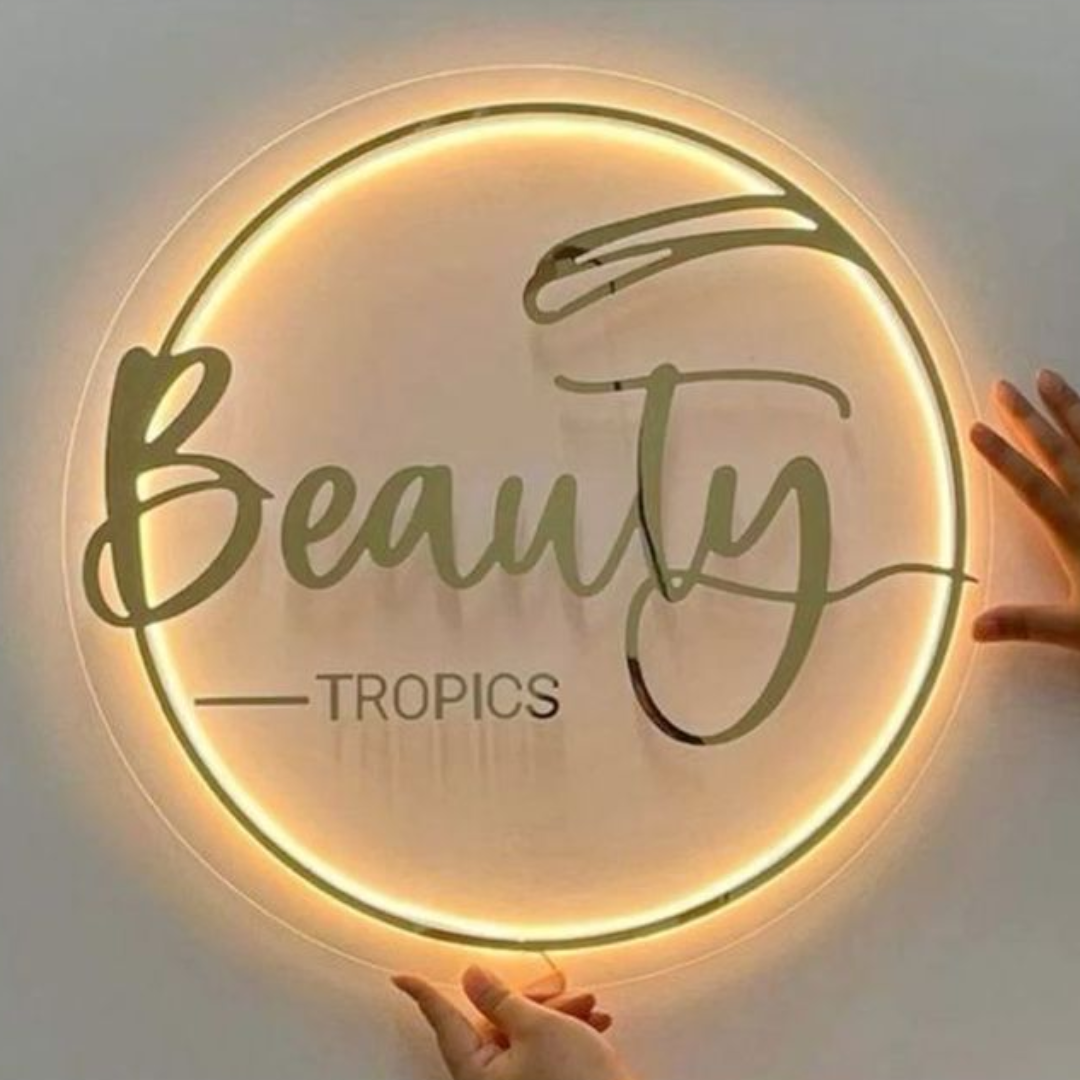 Acrylic Sheet Led Name Board - Neon Mantra