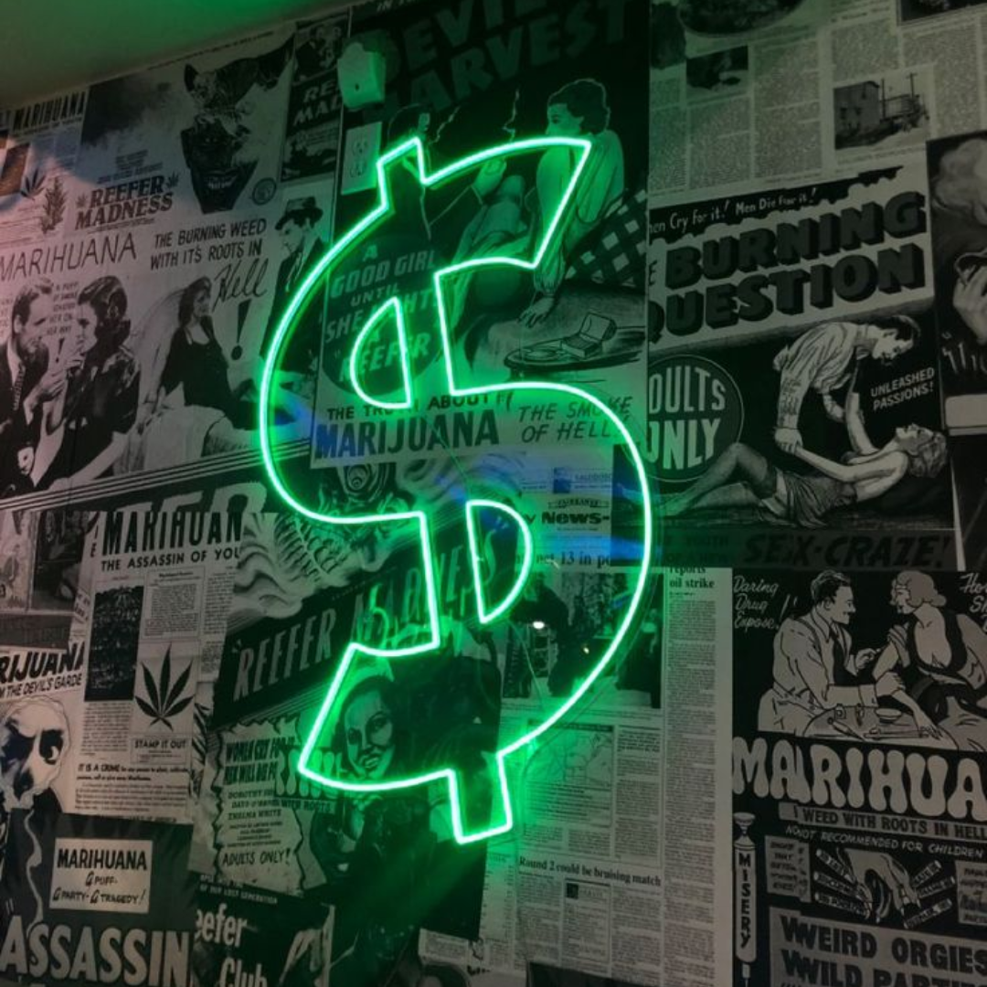 Dollar Neon Sign
