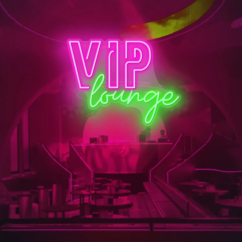 VIP Lounge Neon Sign
