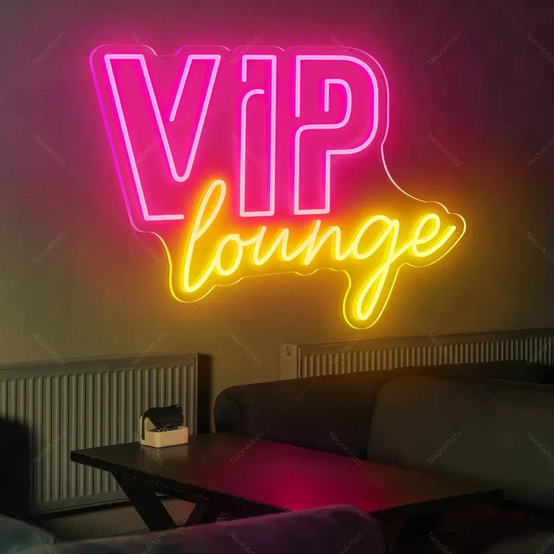 VIP Lounge Neon Sign
