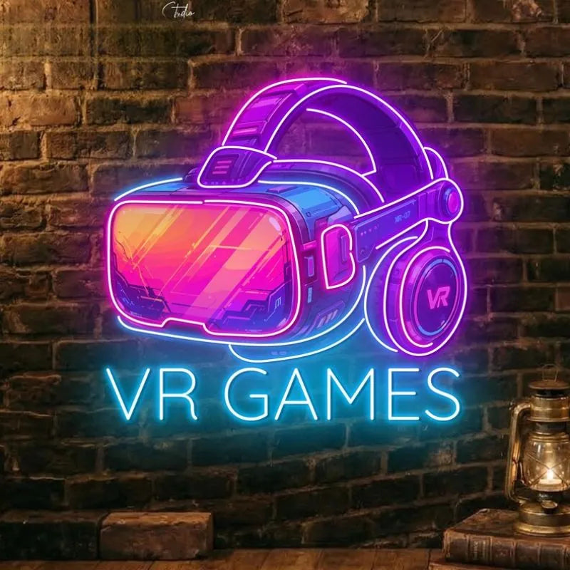 VR Games Neon Sign