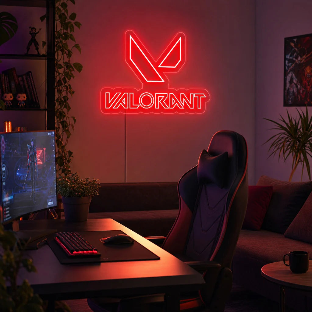 Valorant Game Wall Art Neon Sign