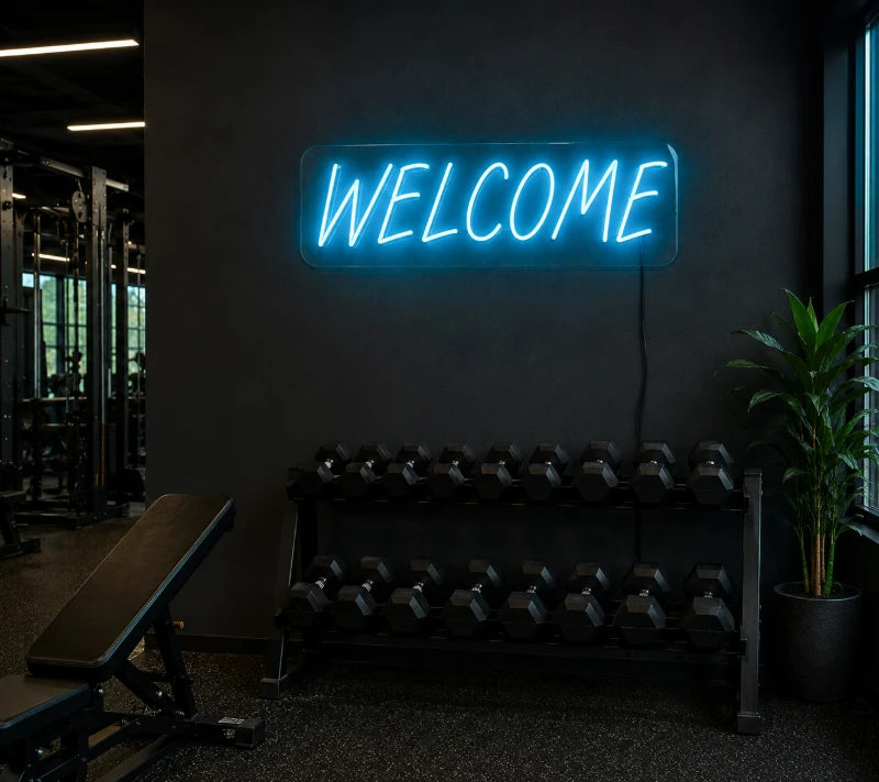 Welcome Neon Sign